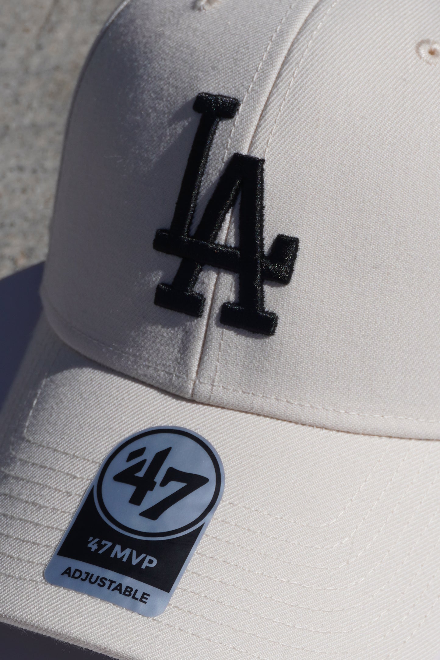 47' Los Angeles Dodgers Natural MVP Adjustable Velcro Baseball Cap