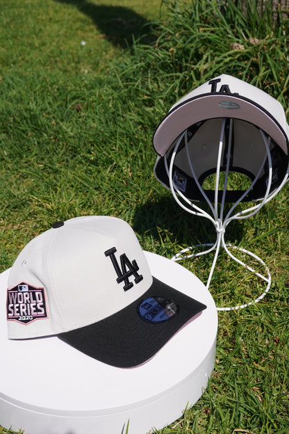 New Era LA Dodgers Stone|Black 9Forty A-Frame Snapback