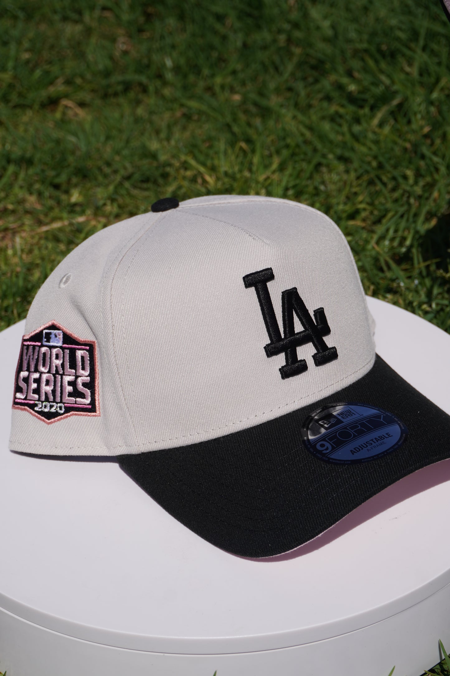 New Era LA Dodgers Stone|Black 9Forty A-Frame Snapback