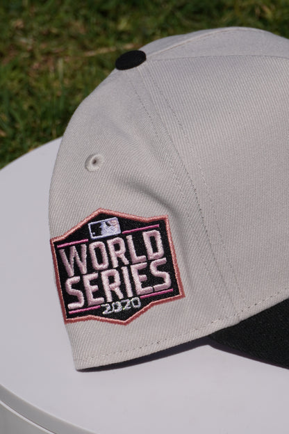 New Era LA Dodgers Stone|Black 9Forty A-Frame Snapback
