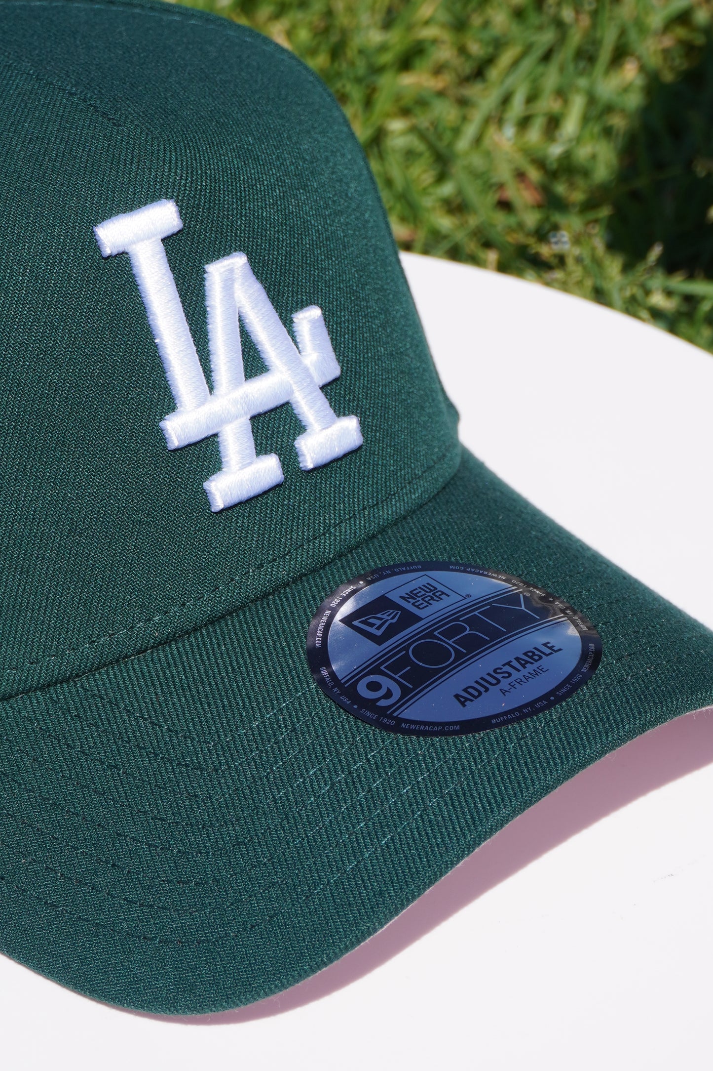 New Era LA Dodgers Green 1981 World Series Pink UV 9Forty A-Frame Snapback