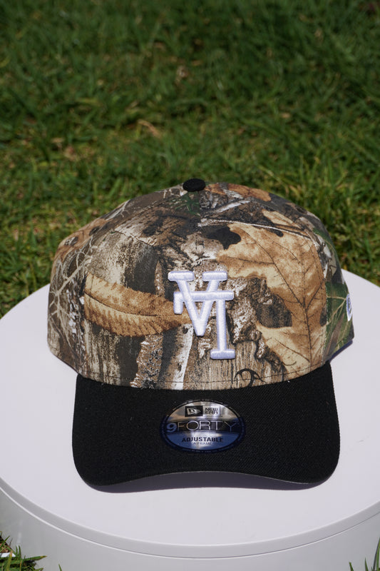 New Era Los Angeles Dodgers 'Real Tree' Black UV Upside Down 9Forty A-Frame Snapback