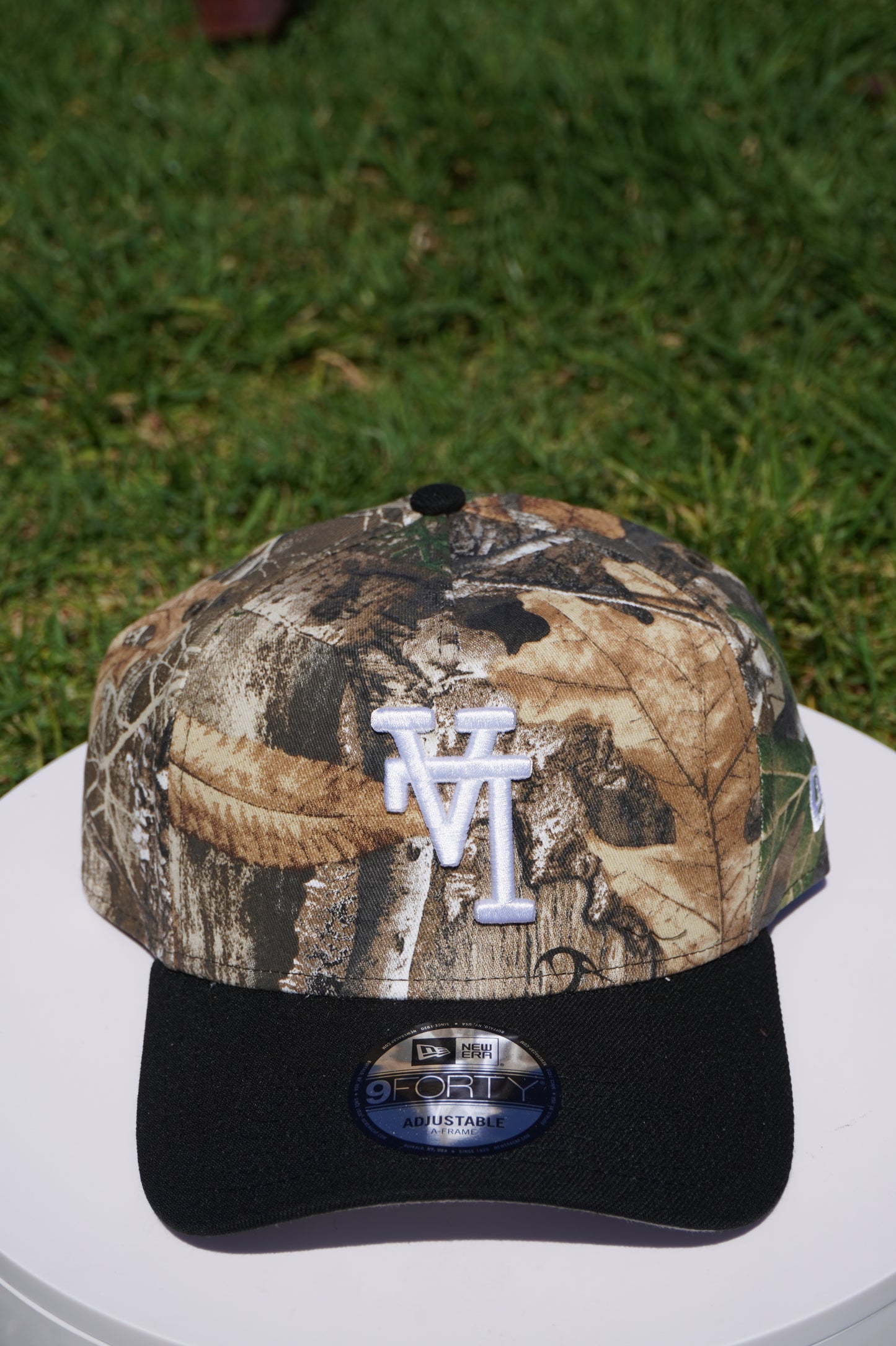 New Era Los Angeles Dodgers 'Real Tree' Black UV Upside Down 9Forty A-Frame Snapback