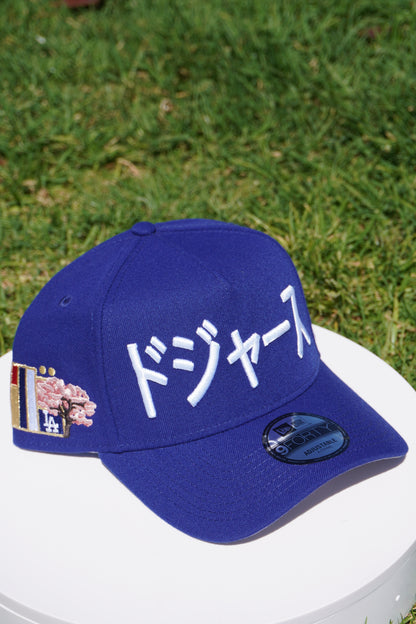 New Era LA Dodgers Royal Kanji Tokyo Series 9Forty A-Frame Snapback