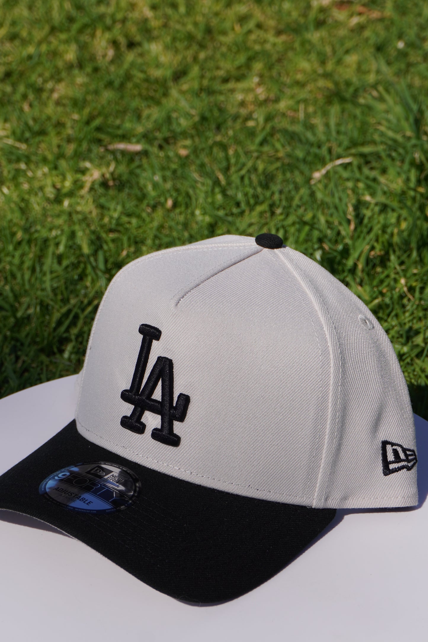 New Era LA Dodgers Stone|Black 9Forty A-Frame Snapback
