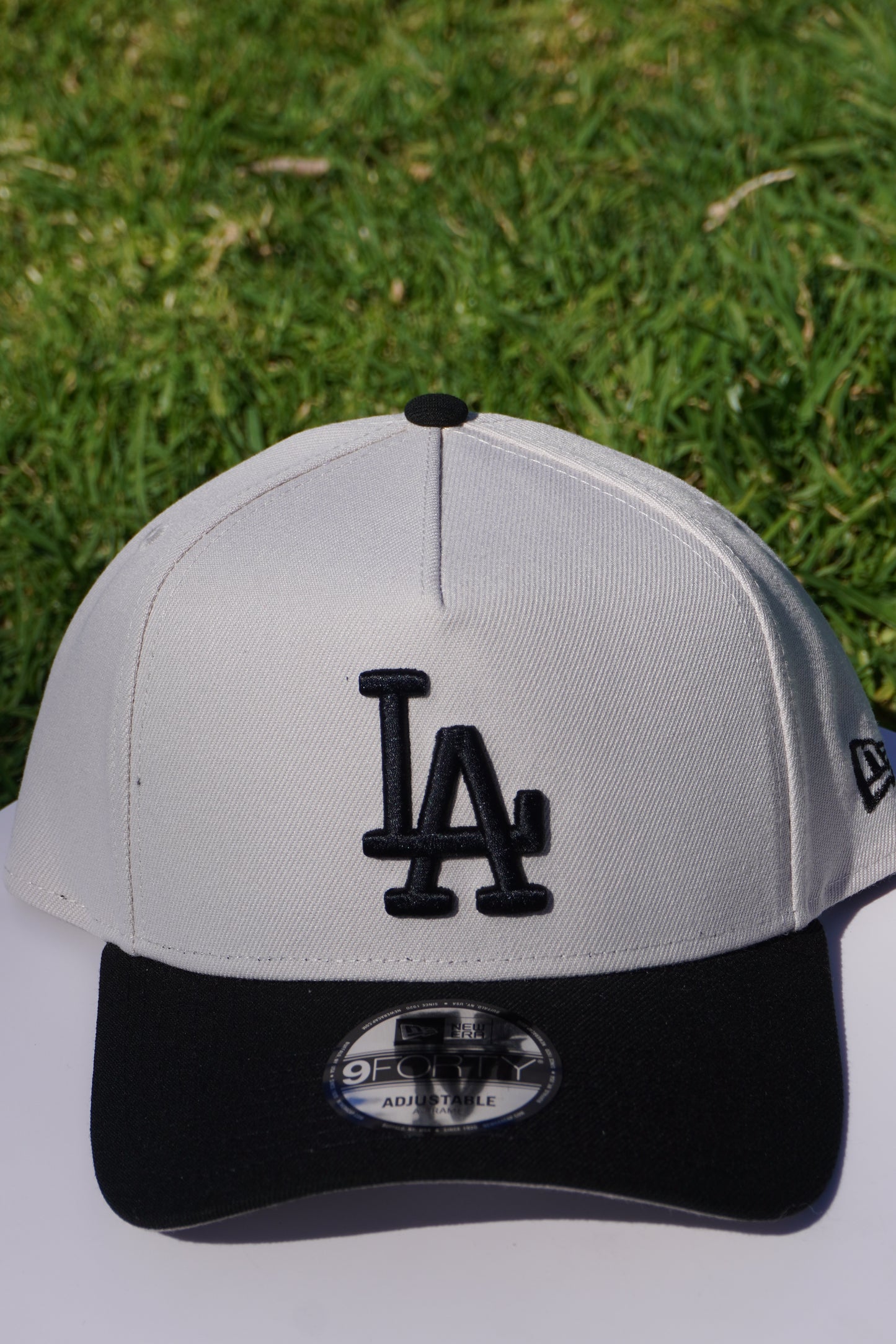New Era LA Dodgers Stone|Black 9Forty A-Frame Snapback