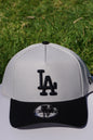 New Era LA Dodgers Stone|Black 9Forty A-Frame Snapback