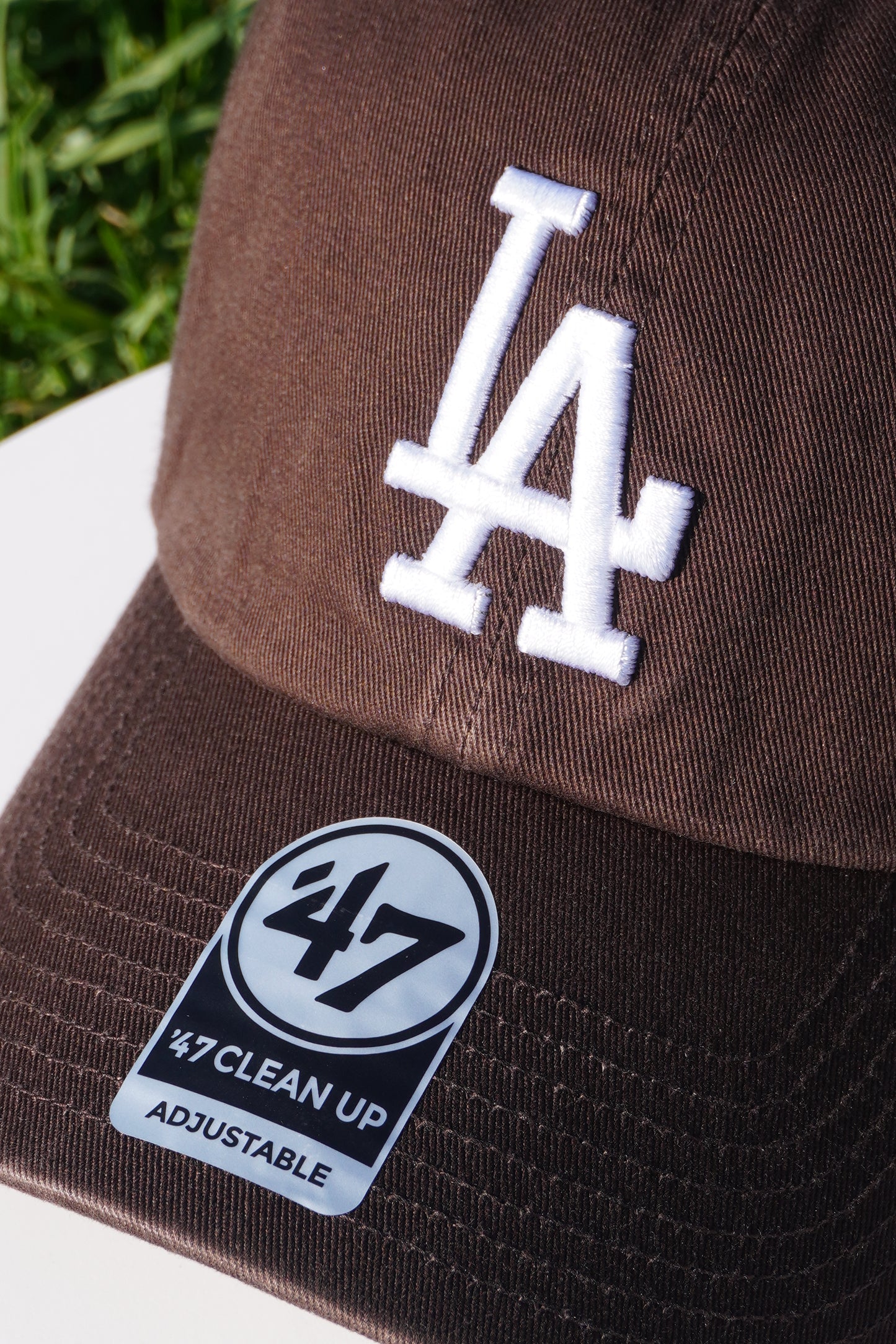 47' Los Angeles Dodgers Brown Clean Up Adjustable Baseball Cap