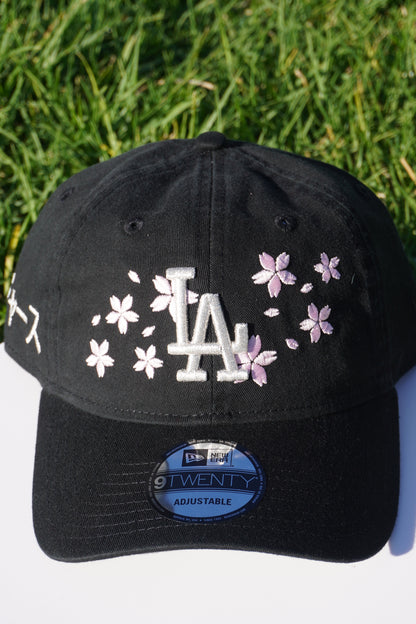 New Era Los Angeles Dodgers Black Cherry Blossom Baseball Cap