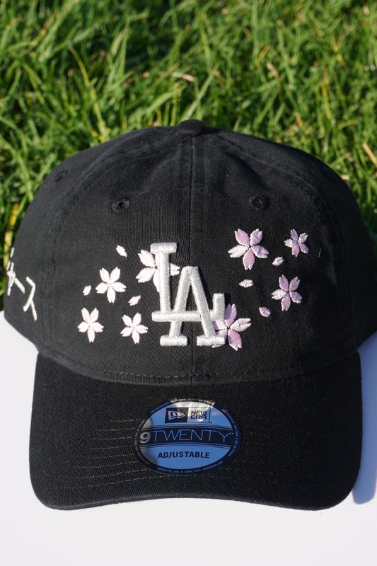 New Era Los Angeles Dodgers Black Cherry Blossom Baseball Cap