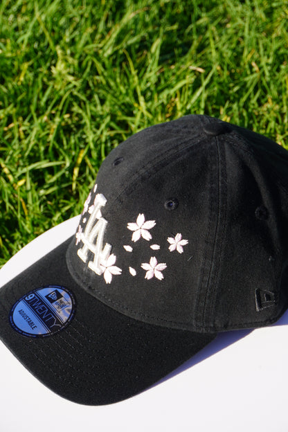 New Era Los Angeles Dodgers Black Cherry Blossom Baseball Cap