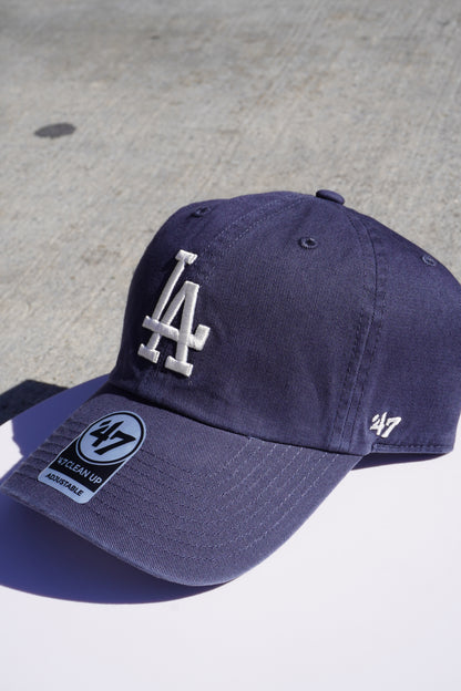 47' Los Angeles Dodgers Vintage Navy Clean Up Adjustable Baseball Cap
