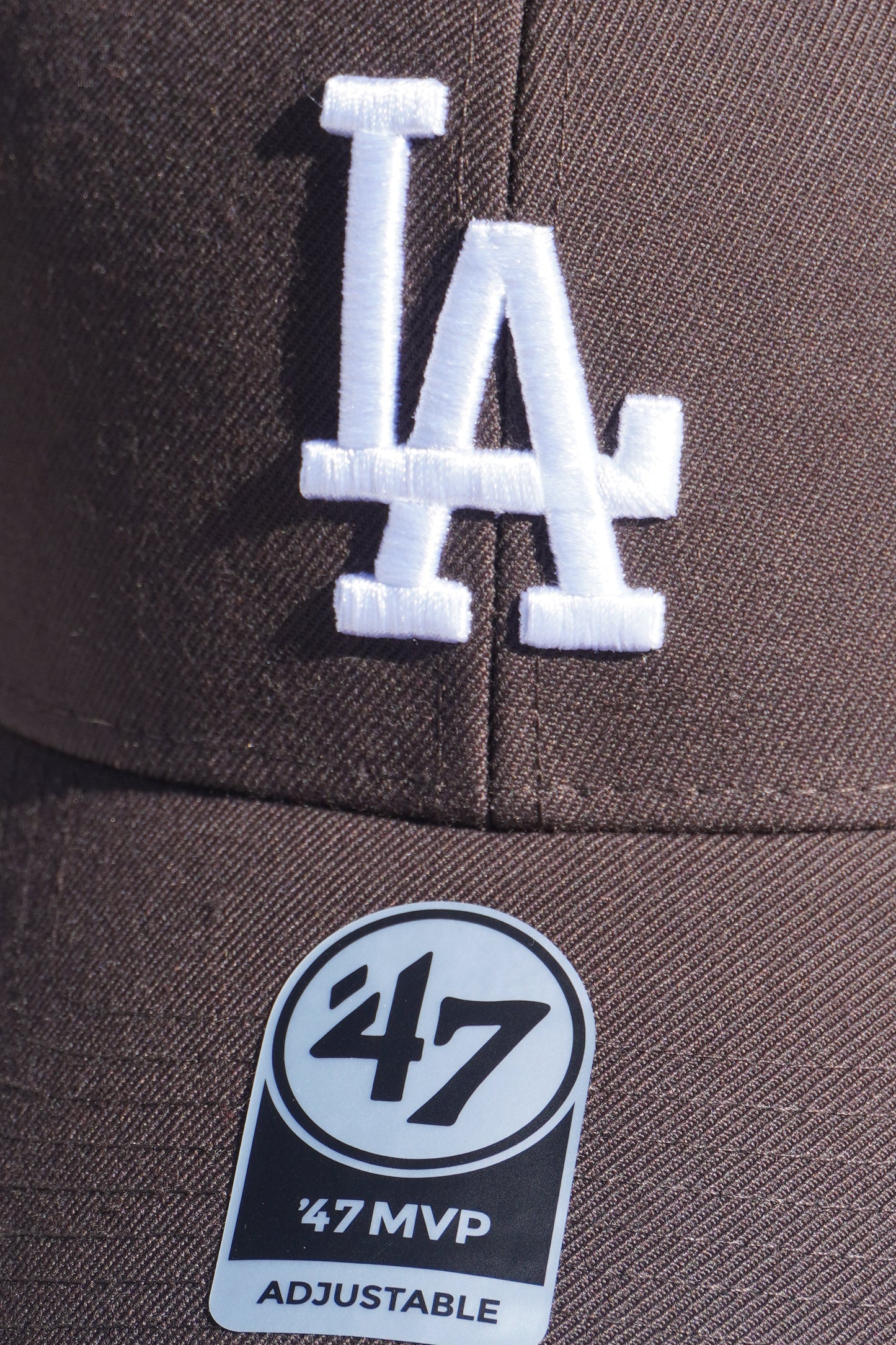 47' Los Angeles Dodgers Brown MVP Adjustable Velcro Baseball Cap