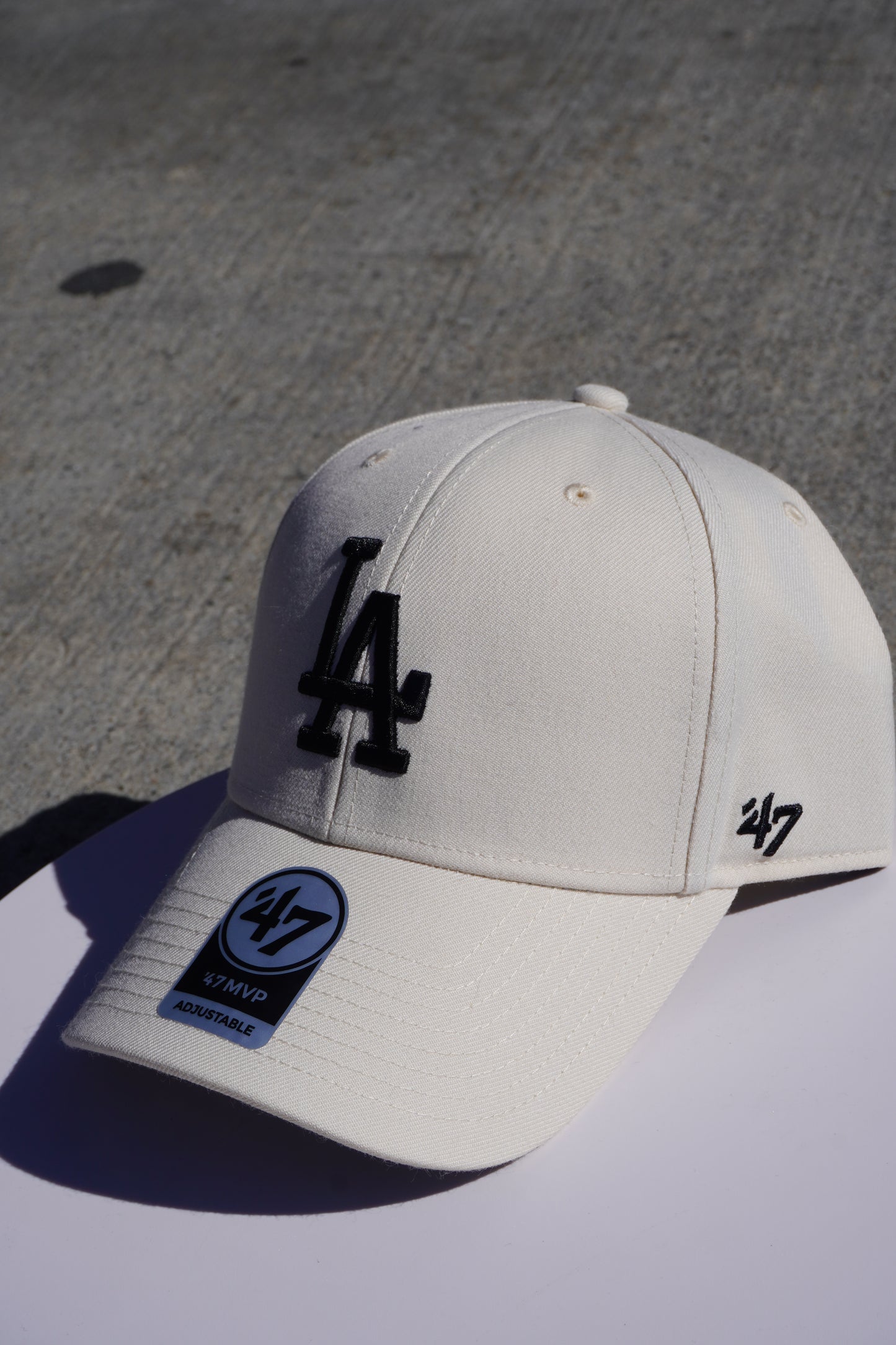47' Los Angeles Dodgers Natural MVP Adjustable Velcro Baseball Cap