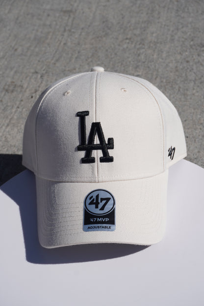 47' Los Angeles Dodgers Natural MVP Adjustable Velcro Baseball Cap
