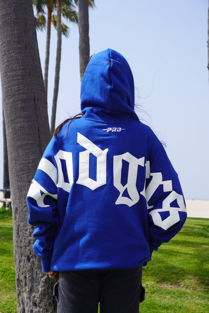 Dodgers Wingspan Hoodie Royal Blue