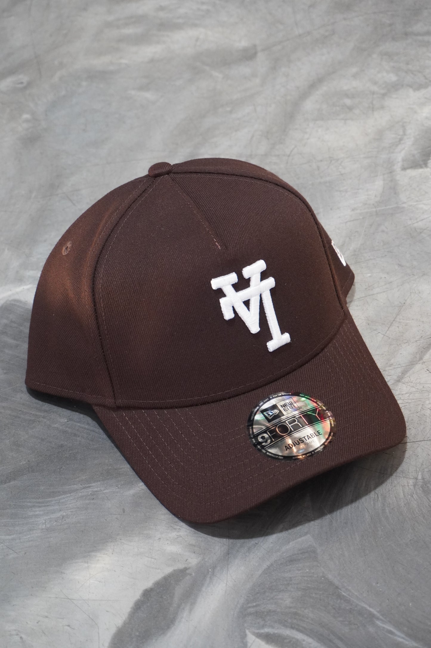 New Era Los Angeles Dodgers Brown Upside Down 9Forty A-Frame Snapback