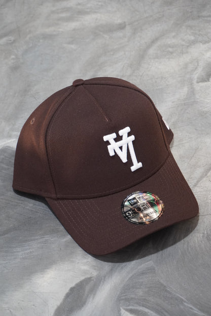 New Era Los Angeles Dodgers Brown Upside Down 9Forty A-Frame Snapback