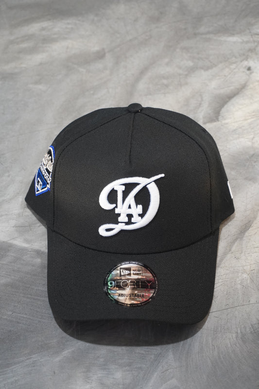 New Era LA Dodgers City Connect Black 9 Forty A-Frame Snapback