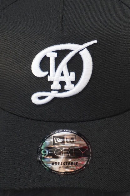 New Era LA Dodgers City Connect Black 9 Forty A-Frame Snapback
