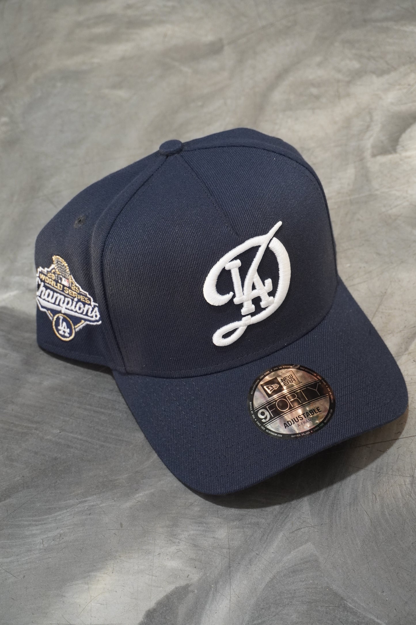 New Era LA Dodgers Navy Blue City Connect 9 Forty A-Frame Snapback