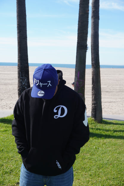 BLACK DODGERS WINGSPAN HOODIE