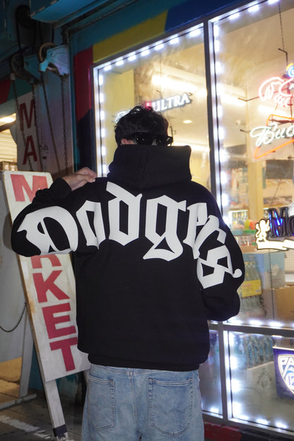 BLACK DODGERS WINGSPAN HOODIE