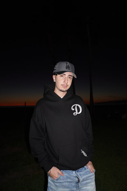 BLACK DODGERS WINGSPAN HOODIE