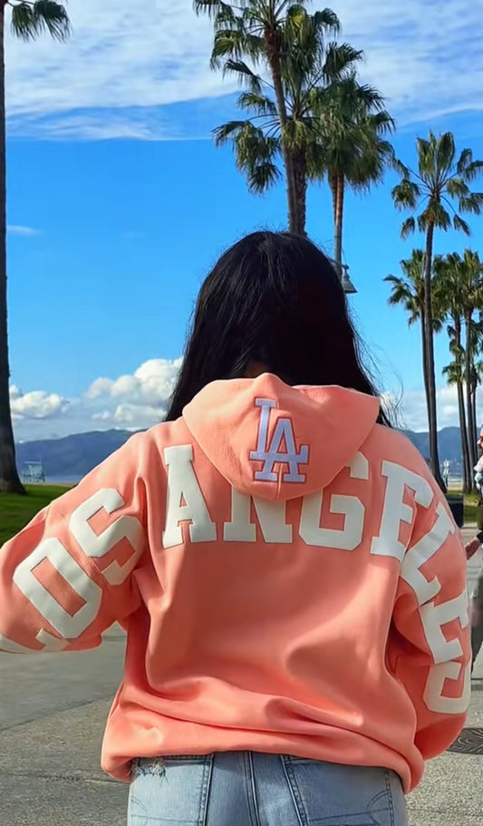 CORAL LOS ANGELES HOODIE