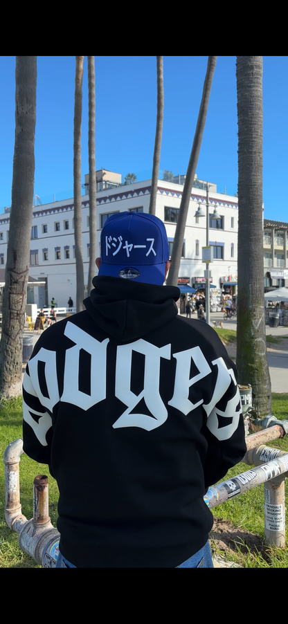 BLACK DODGERS WINGSPAN HOODIE